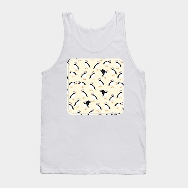 Puffin pattern Tank Top by mailboxdisco